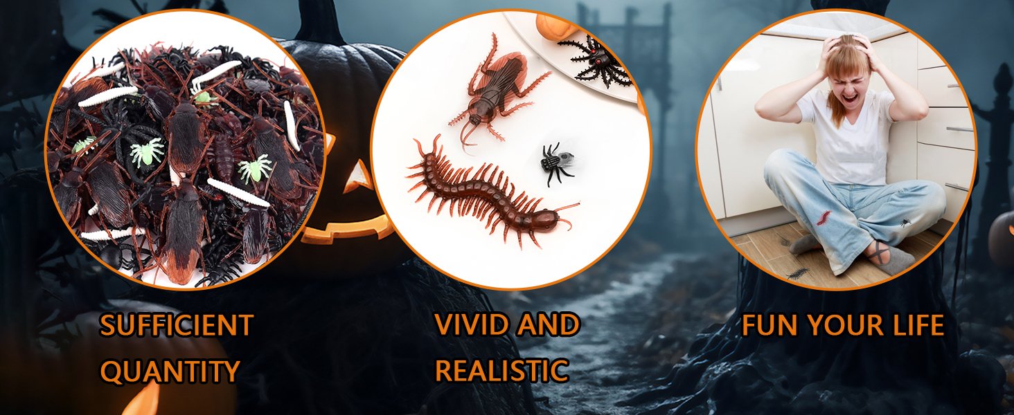 Halloween Realistic Bugs