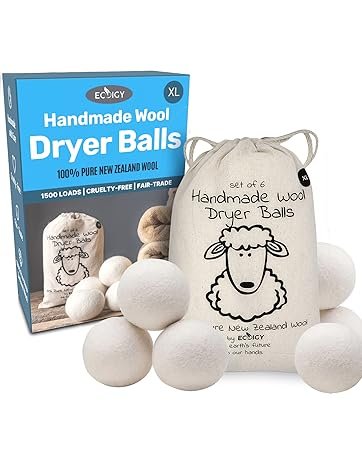 6-Pack Wool Dryer Balls