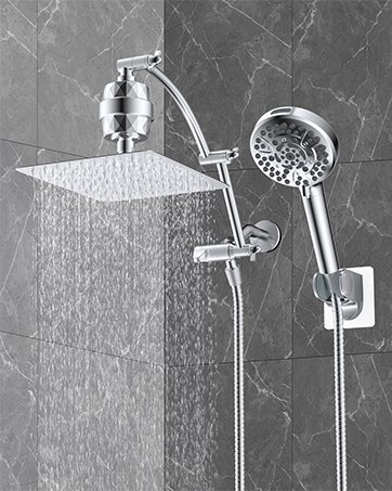 shower head combo with handheld spray