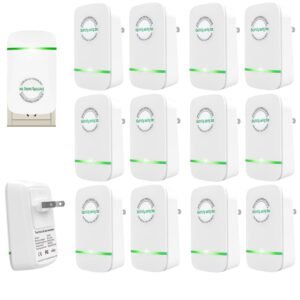 2025 New Power Saver Energy Saving Device, Stop Energy Watt Saving Device Household Electricity Saving Box, Energy Saving Device for Electricity Energy Saver US Plug 90V-250V 30KW (12PCS)