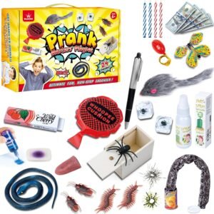 Prank Stuff, 35 Pranks, Pranks for Kids, Prank Gifts for April Fools Pranks, Halloween, Christmas, Birthdays