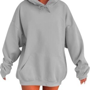 Womens Hoodies Oversized Sweatshirt Pullover Fleece Sweaters Long Sleeve Winter Fall Outfits Fashion Y2k Cute Clothes