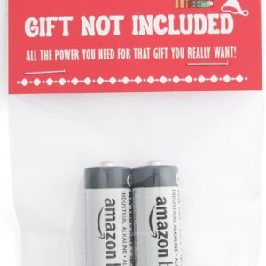 Gift Not Included Batteries Gag Gift - Funny Prank for Present Adults for Women Men - Stocking Stuffer for Him Her Boyfriend Girlfriend