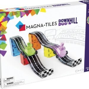 MAGNA-TILES Downhill Duo 40-Piece Magnetic Construction Set, The Original Magnetic Building Brand