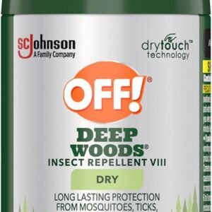 OFF! Deep Woods Insect Repellent Aerosol, Dry, Non-Greasy Formula, Bug Spray with Long Lasting Protection from Mosquitoes, 2.5 oz