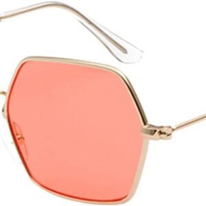 Women Men Classic Square Polarized Sunglasses Retro Trendy Sunnies Eyewear Lens Glasses Clear Frame