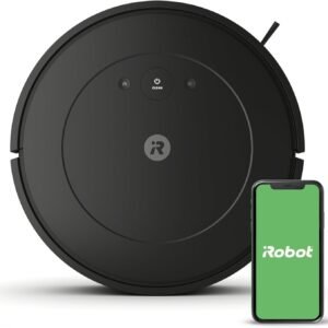 iRobot Roomba Vac Robot Vacuum (Q0120) - Easy to use, Power-Lifting Suction, Multi-Surface Cleaning, Smart Navigation Cleans in Neat Rows, Self-Charging, Alexa